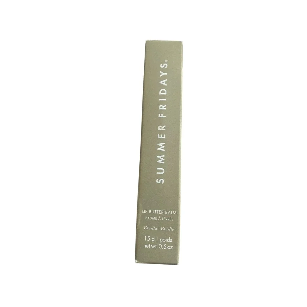 Summer Fridays Lip Butter Balm‎ Vanilla 15g 0.5oz Vegan Hydrating Lip Treatment